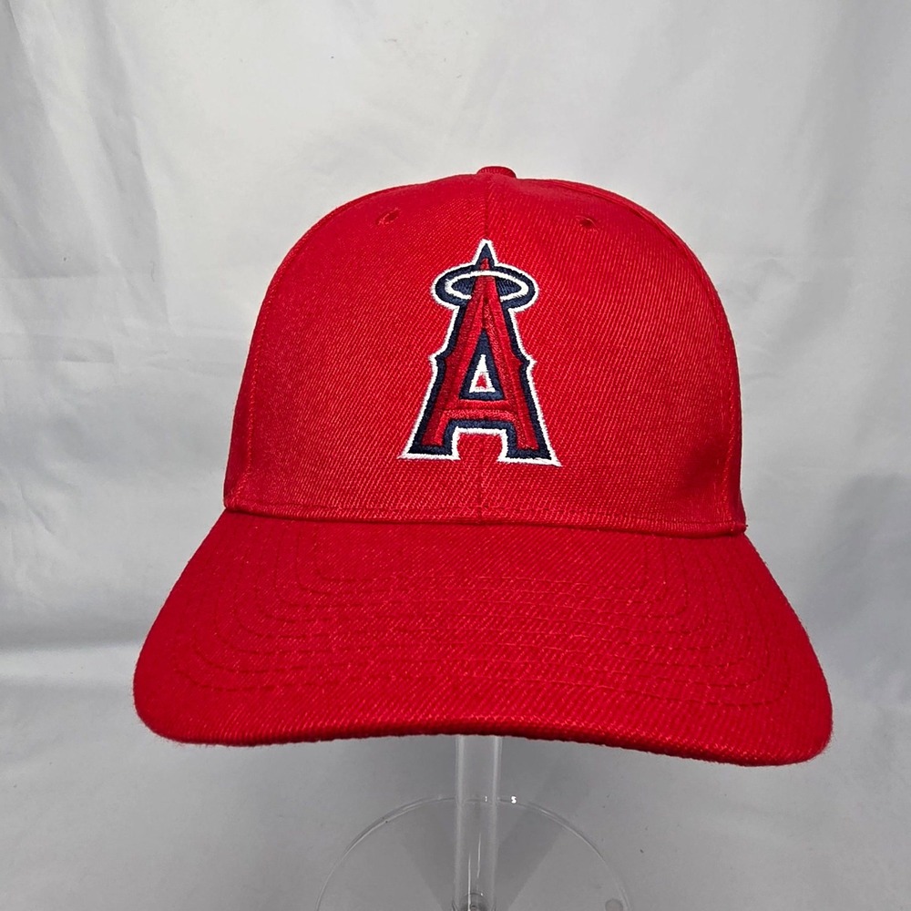 LA Angels Hat Mens Red Stadium Giveaway AM 830 Baseball Sixth Man Promotions MLB